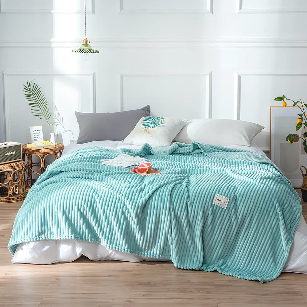 Flannel sheets in khaki colour showing brushed surface texture, dimensions 150x200cm