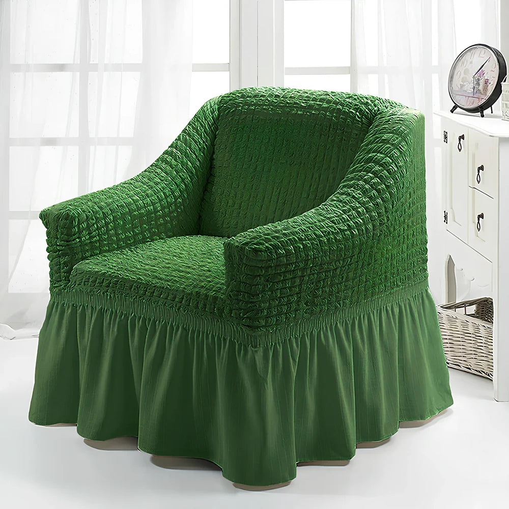 Branbird American single sofa cover with skirt design on 90-140cm furniture