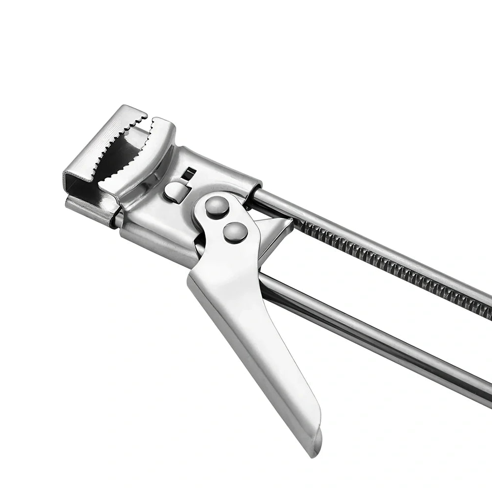 Master Opener stainless steel adjustable bottle can opener with 19cm length and non-slip handle