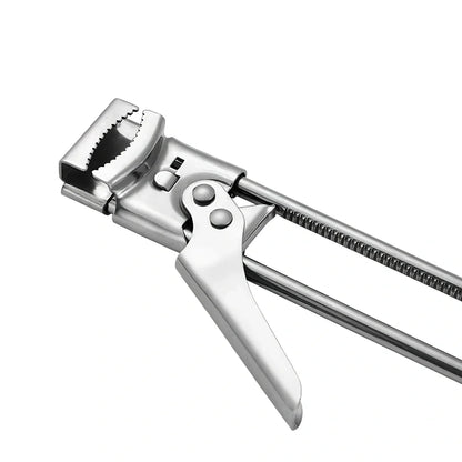 Master Opener stainless steel adjustable bottle can opener with 19cm length and non-slip handle