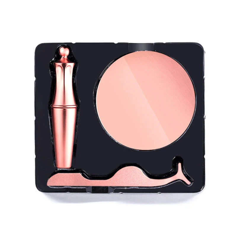 Magnetic Liquid Eyeliner & Magnetic False Lashes Set - Easy Application, No Glue Needed