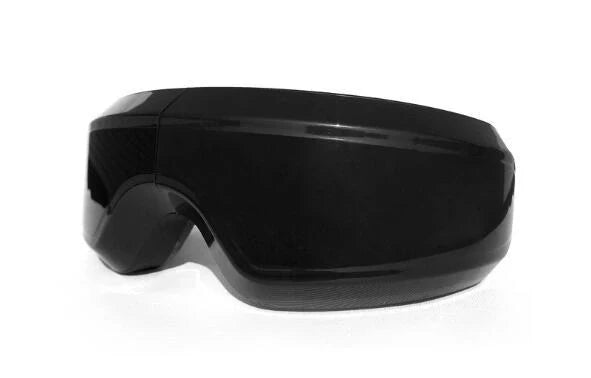 3D 4D Rechargeable Eye Massager with Bluetooth Music Player in black and white