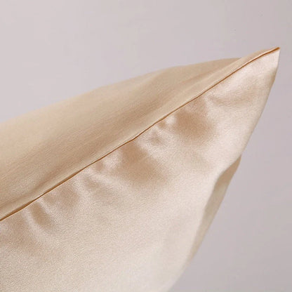 Luxurious satin pillowcases in various colors and sizes, offering soft and breathable comfort