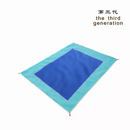Sand Free Beach Mat in Deep Blue, sand-proof and easy to clean