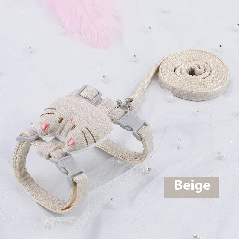 T-shaped cloth cat pulling rope in four colour options for interactive pet play