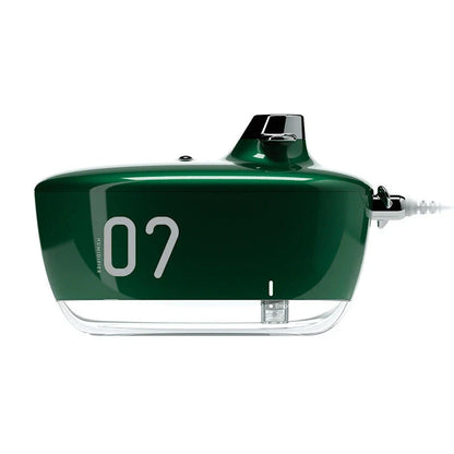 Compact, USB-powered portable air humidifier with discreet night light and silent operation for improved air quality and comfort