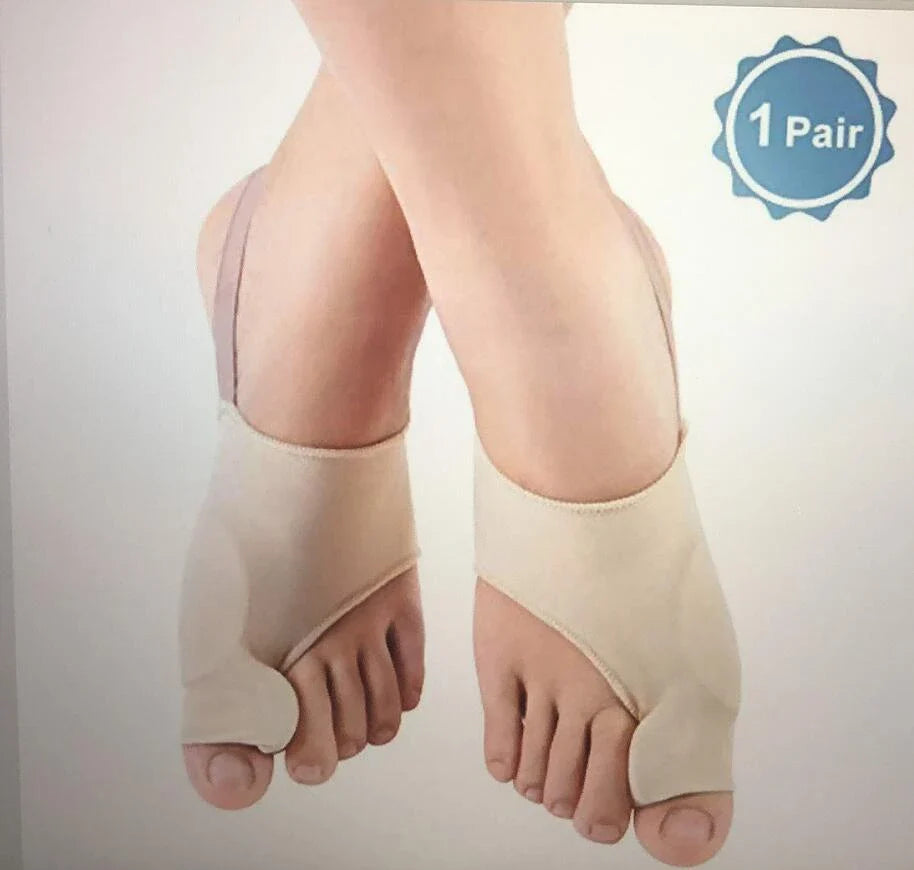 Comfortable toe separating socks with gel padding and adjustable silicone spacers for superior bunion relief