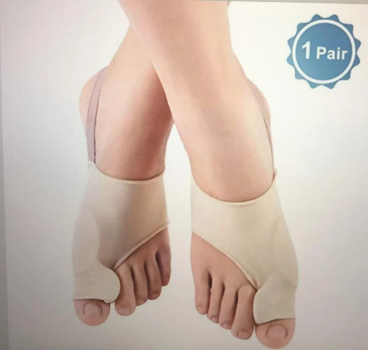 Comfortable toe separating socks with gel padding and adjustable silicone spacers for superior bunion relief