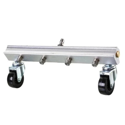 Powerful car undercarriage cleaning brush with extension rods for thorough and convenient car detailing