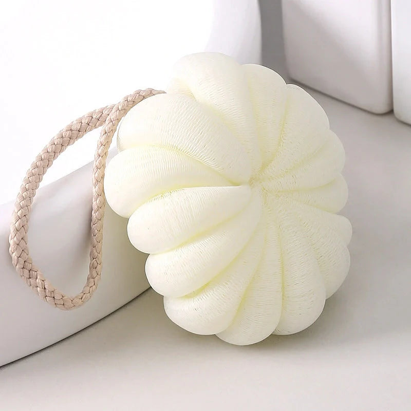 Japanese-Style Bath Flower Ball in multiple colors for a luxurious bath experience