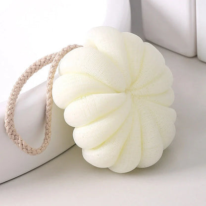 Japanese-Style Bath Flower Ball in multiple colors for a luxurious bath experience