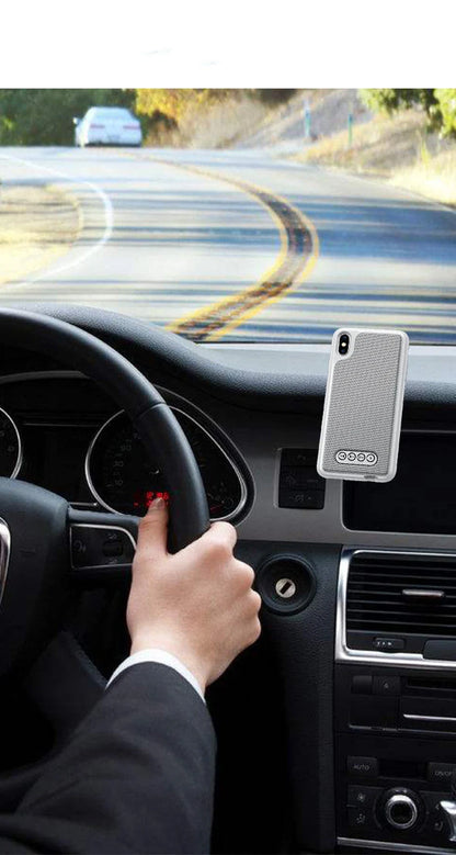 3-in-1 Bluetooth Speaker Phone Case for iPhone with emergency charging feature