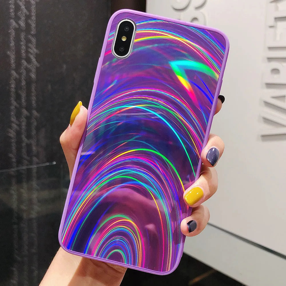 Marble-pattern shockproof silicone phone case for Samsung Galaxy models shown in multiple colours.