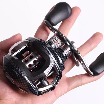 Raistar double centrifugal fishing reel with aluminum wheel and metal star brake