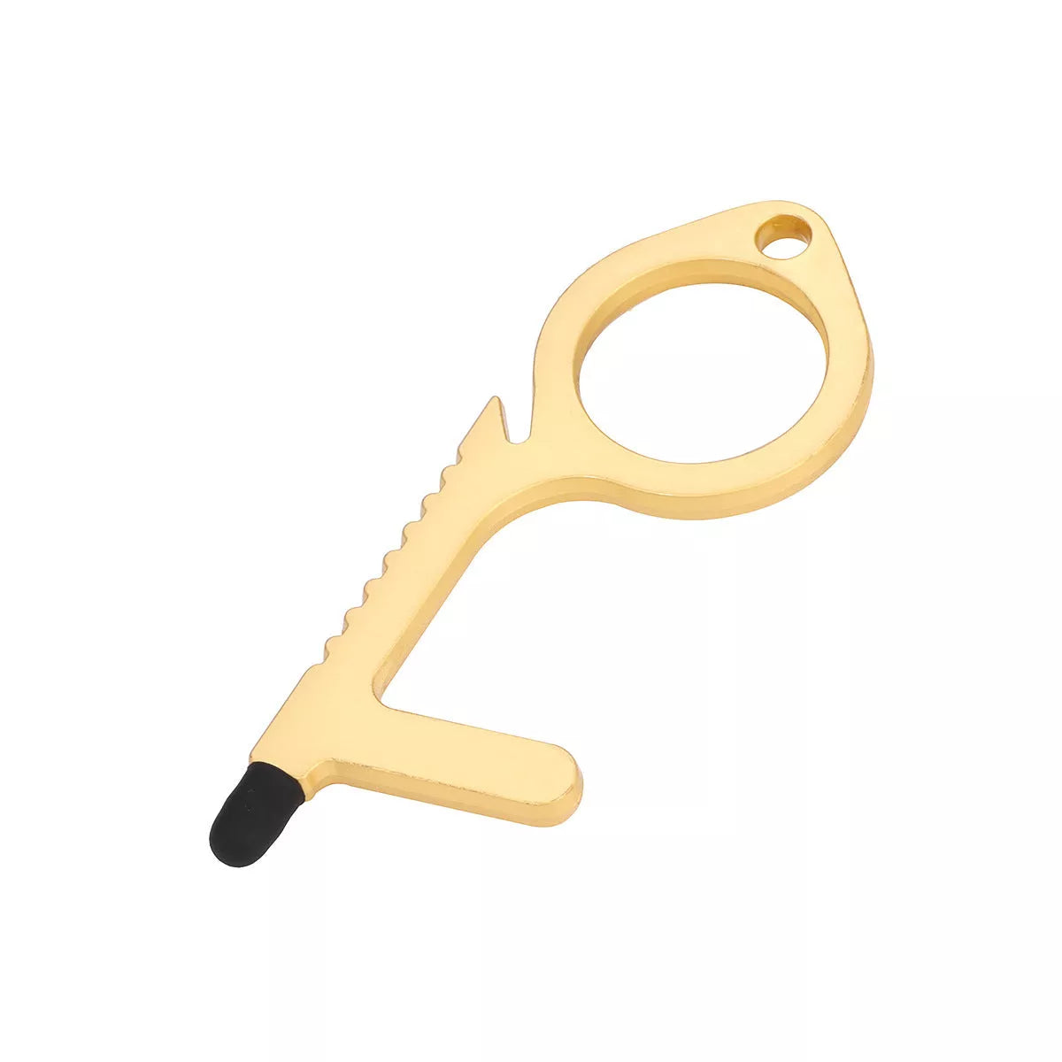 Alloy protective door opener keychain in various colors