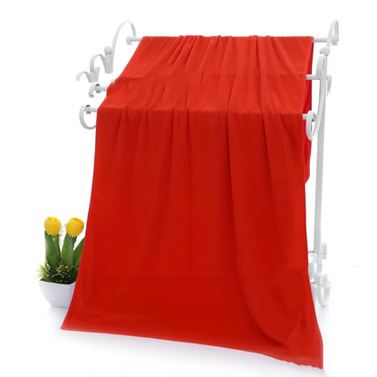 70x140cm microfiber bath towel with weft-knitted superfine fibre construction in multiple colour options