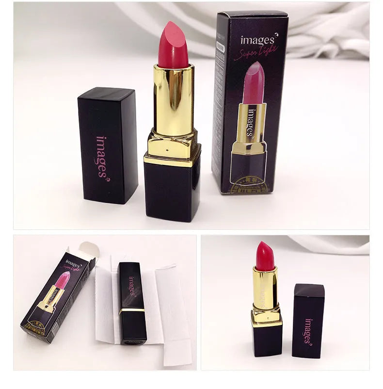 Lipstick Lip Gloss Moisturising Lip Gloss Stick with 3.8g Net Weight and 10 Classic Colours Including Coral Red, Bright Orange, Barbie Pink and Classic Red Made with Carnauba Wax and Vitamin E