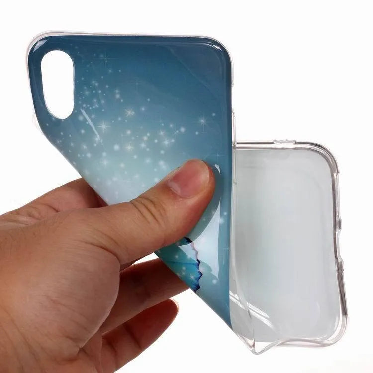 Luminous butterfly cartoon design phone case for iPhone models