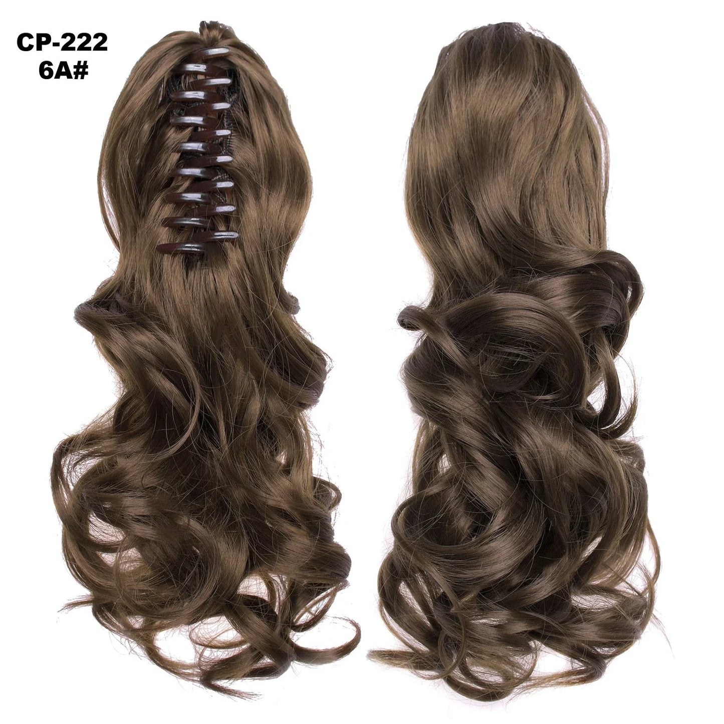 Stylish ponytail hair extension with natural-looking synthetic fibers for comfortable all-day wear