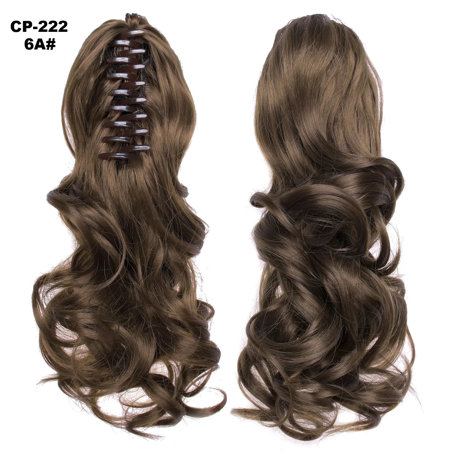 Stylish ponytail hair extension with natural-looking synthetic fibers for comfortable all-day wear