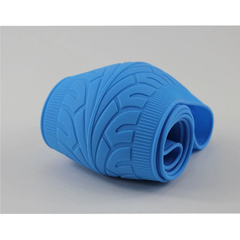 Anjiemei Silicone Steering Wheel Cover in various colors with skid-proof design