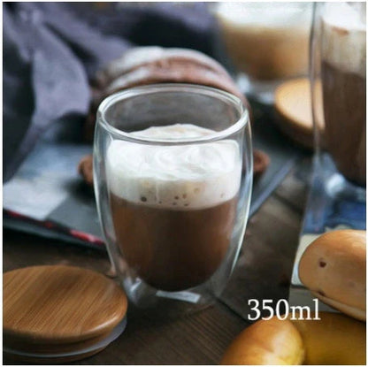 Double layer panda skull wine cup with Christmas tree design inside