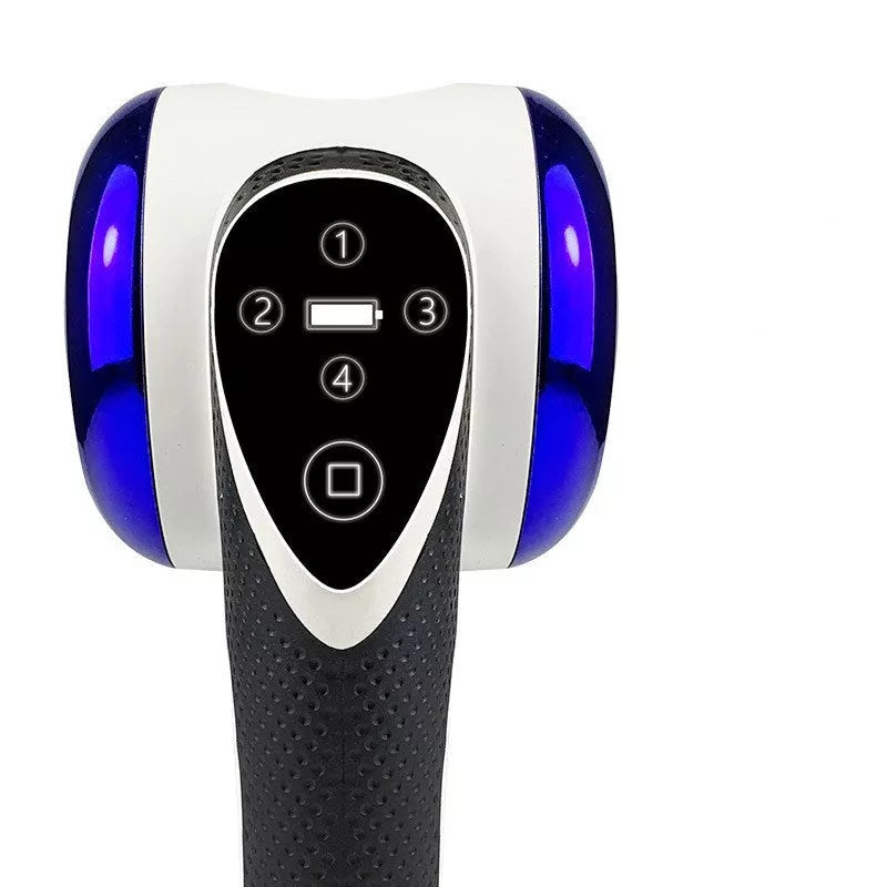 Fitness Muscle Relaxer with touch screen for full body massage in white