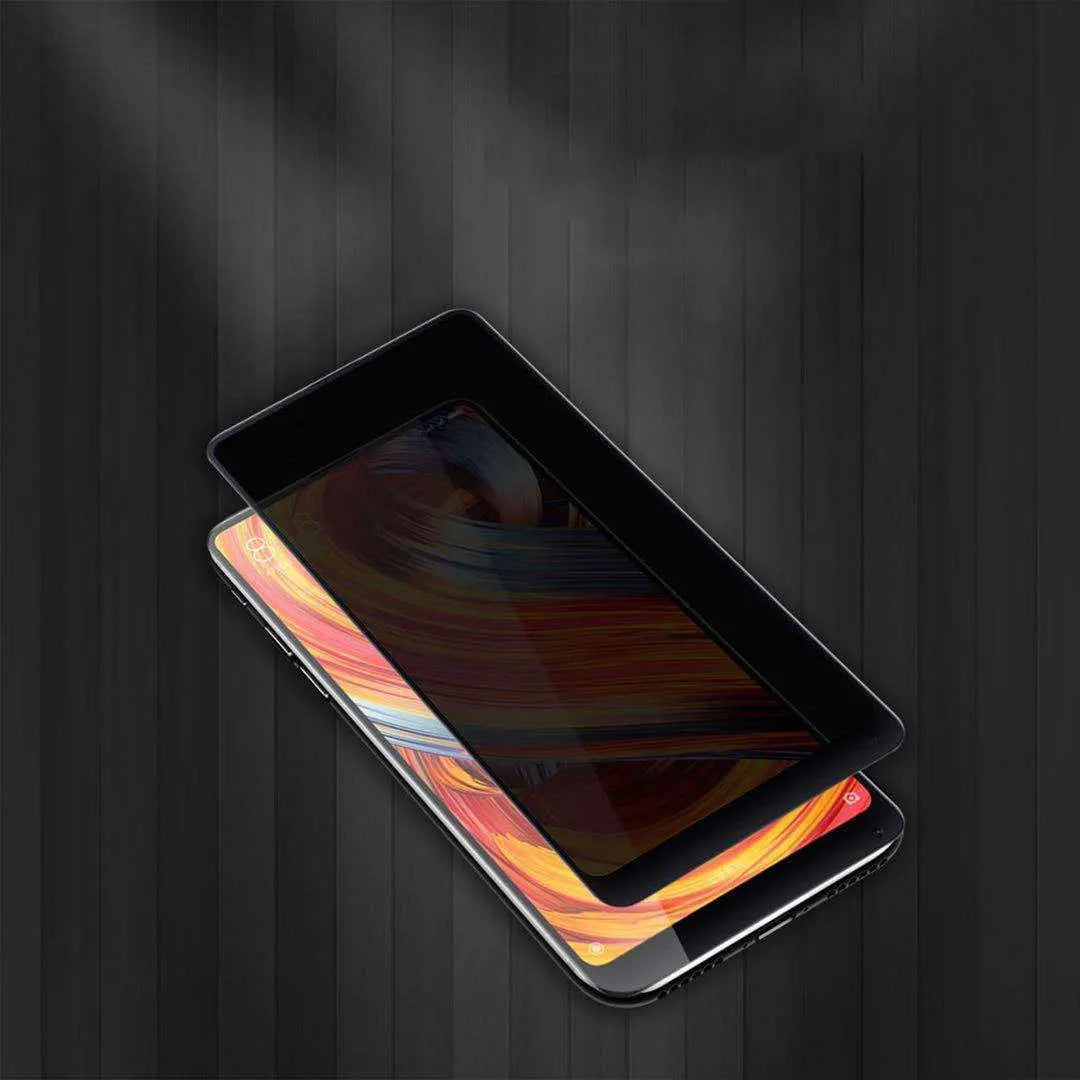 Black ceramic matte anti-peep screen protector film for iPhone with 30 degree privacy protection
