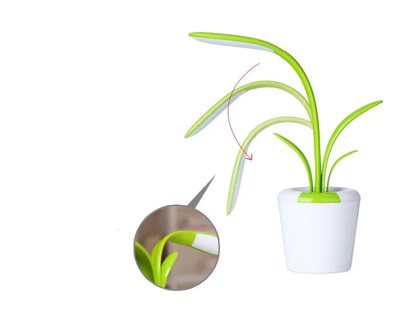 Chic USB-Powered LED Desk Lamp with Adjustable Brightness and Ambient Lighting Modes
