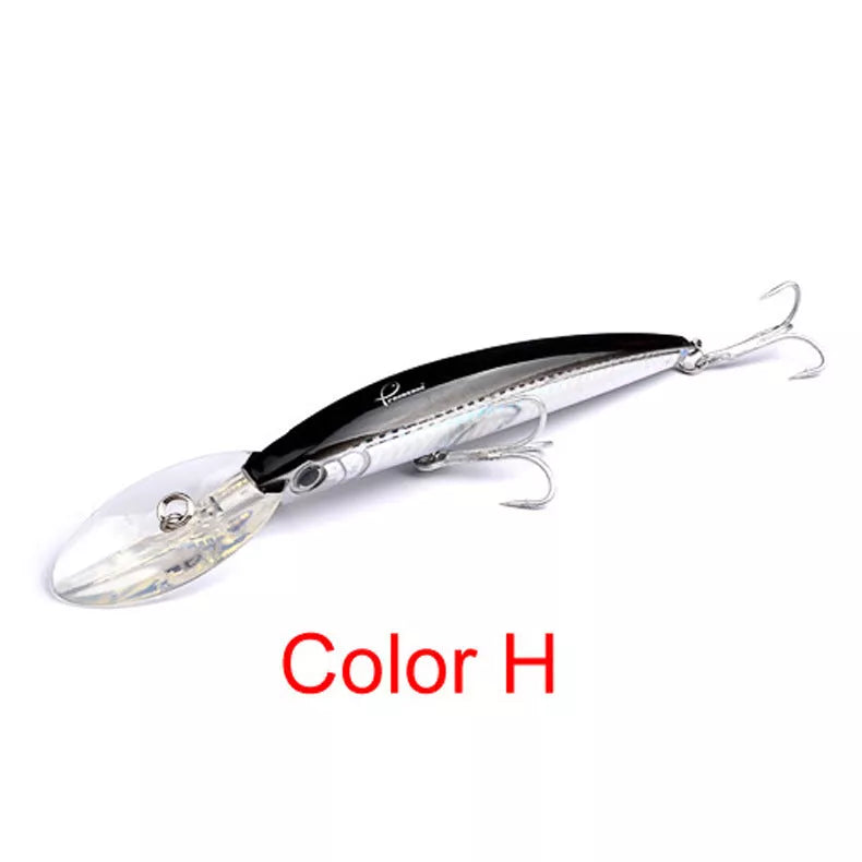 PRO BEROS Classic Minnow Bait hard plastic fishing lure in various colors