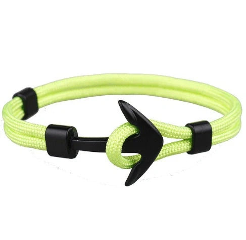 Unisex Pirate Anchor Bracelet with detailed nautical design, perfect for sea lovers and fashion enthusiasts.