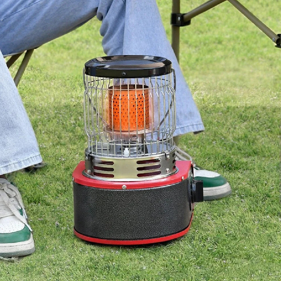 Multifunctional outdoor heating stove with 2.0KW power output and compact design