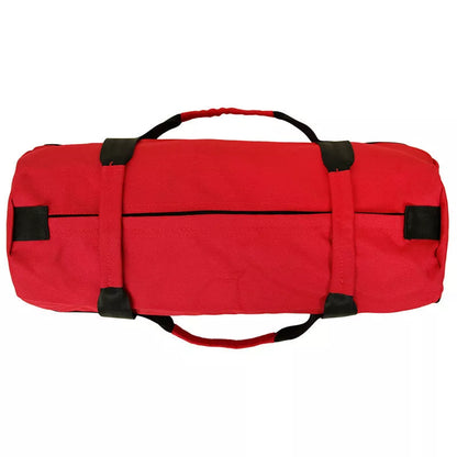 Adjustable weightlifting sandbag with 6 handles for multi-angle fitness