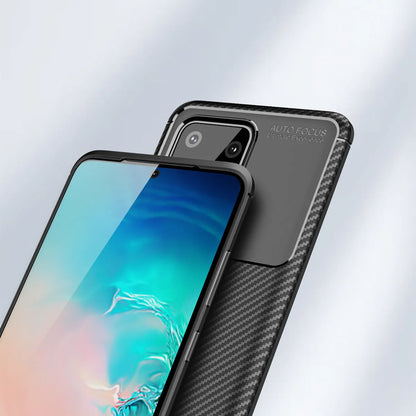 Solid colour TPU back cover phone case for Samsung smartphones in business style