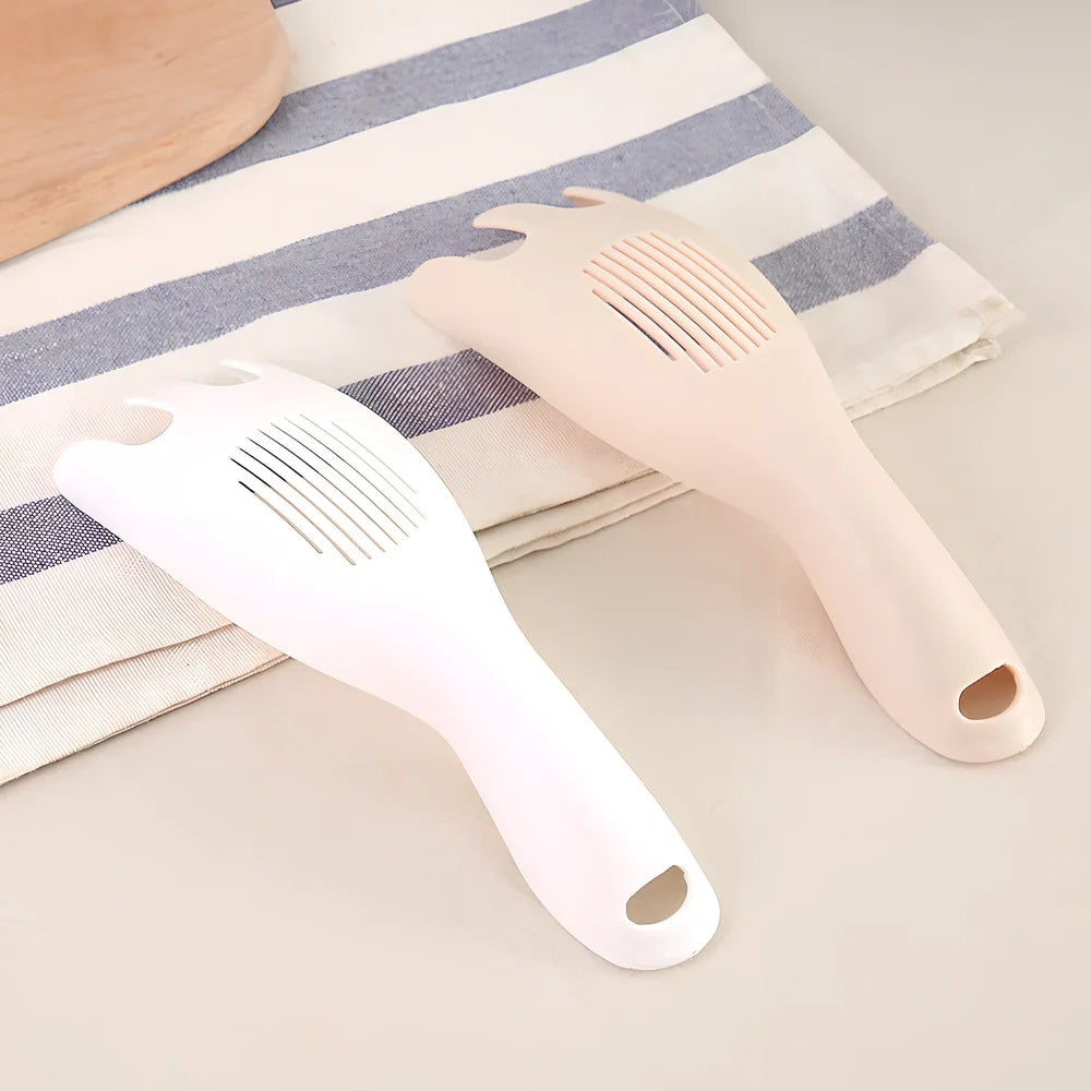 Vanzlife 19.8cm rice washing spoon with PP construction for kitchen grain preparation