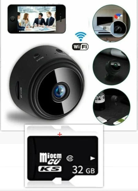 A9 Magnetic Suction Security Camera with 1080P HD and infrared night vision