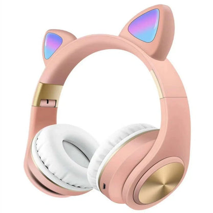 Wireless Cat Ear Bluetooth Headset in various colors with 10-meter range