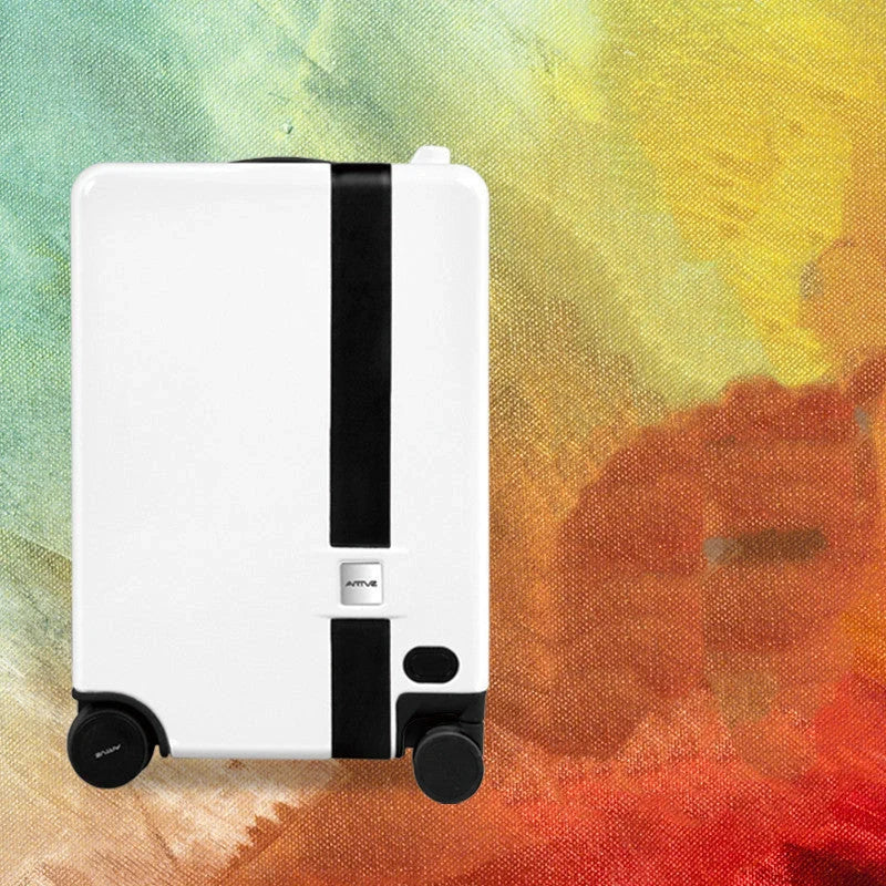 20-inch intelligent electric luggage with automatic following technology in various colors