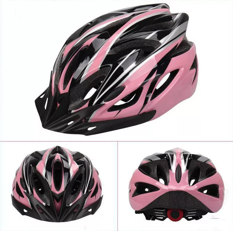 Adjustable child bicycle helmet with 18 wind holes for ventilation in various colors