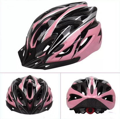 Adjustable child bicycle helmet with 18 wind holes for ventilation in various colors