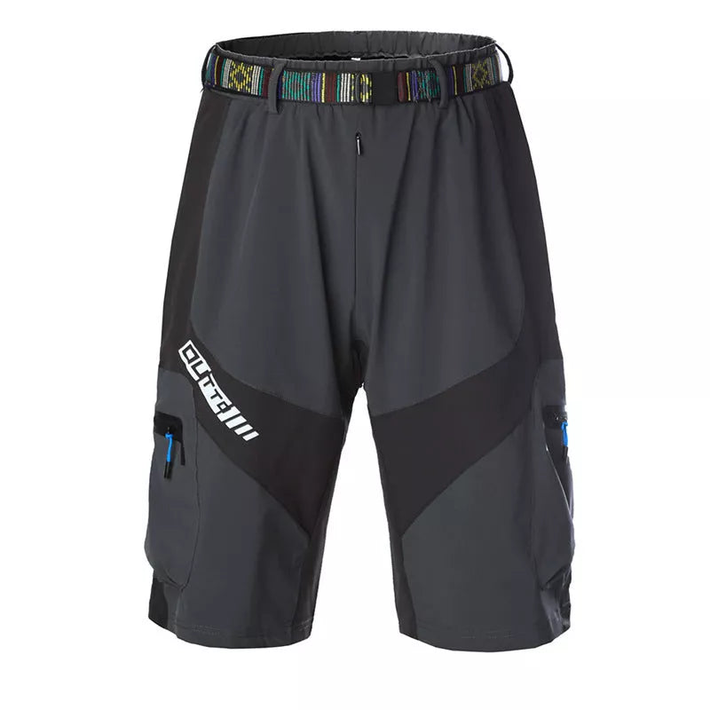 Men's off-road mountain bike cycling shorts in various colors and sizes