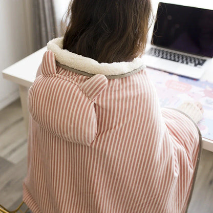 USB Electric Plush Warming Blanket in various colors with crystal super soft lamb material