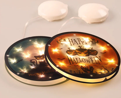 Halloween LED modelling lantern with 160mm PVC shell and atmospheric glow