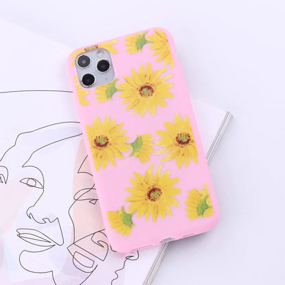 TPU mobile phone case for Apple iPhone in a selection of multi-colour painted back cover designs.