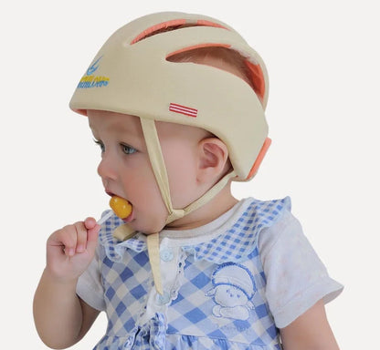 Adjustable baby safety helmet with anti-shock foam for toddlers in various colors