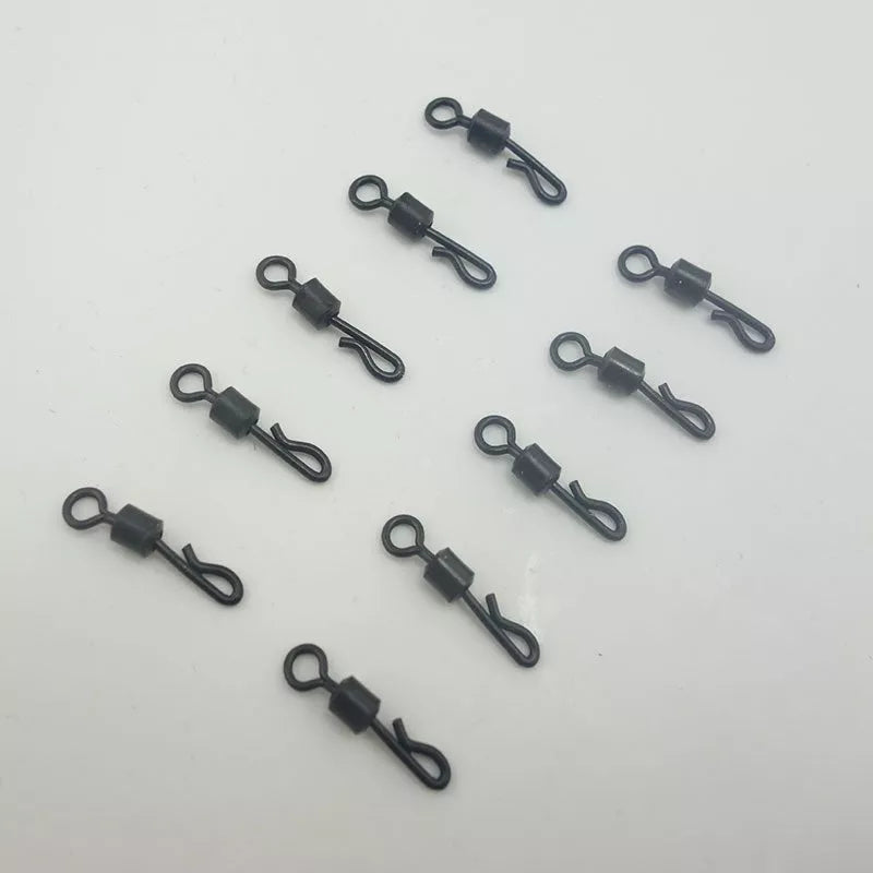 Grass green ABS alloy copper carp fishing gear accessories, 40-piece set