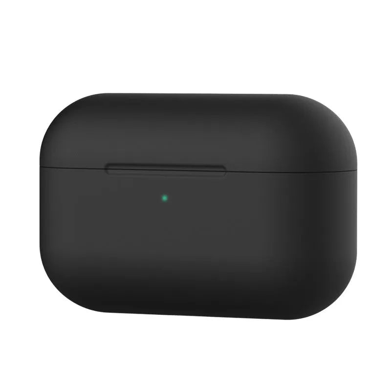 Silicone protective cover for AirPods Pro headphones in multiple colour options showing shock absorption design