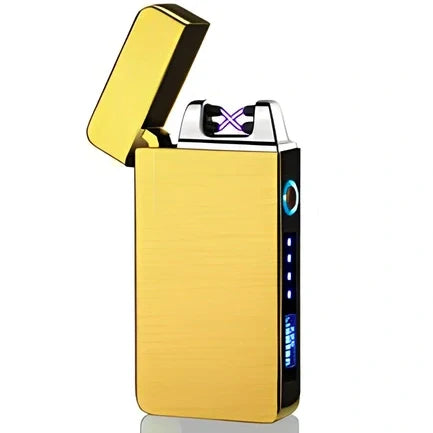 JL 315 rechargeable plasma lighter with windproof double arc technology and USB-C charging port