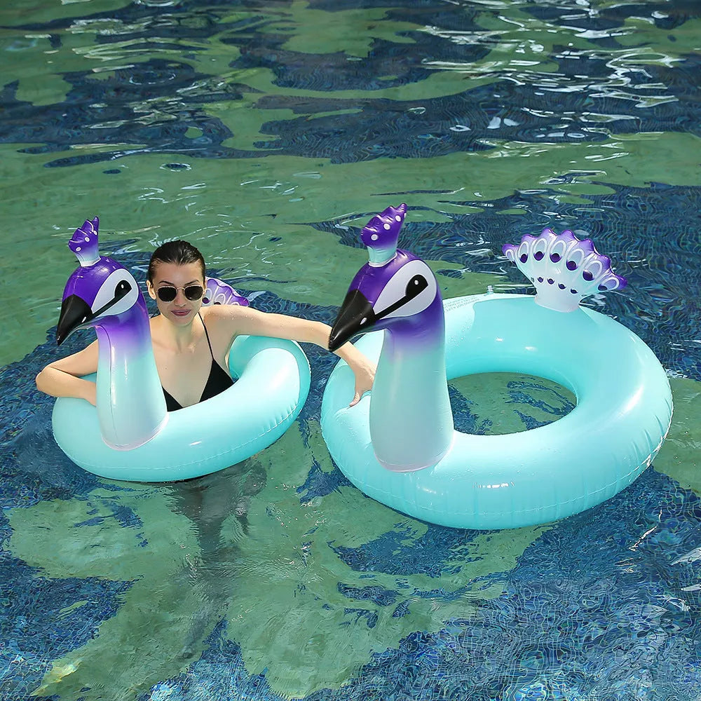 PVC Swimming Ring for adults in two sizes, durable and lightweight for water safety