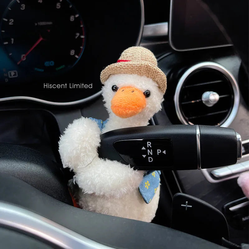 Cotton cartoon doll ornament for car pregnancy block coverage with hanging design